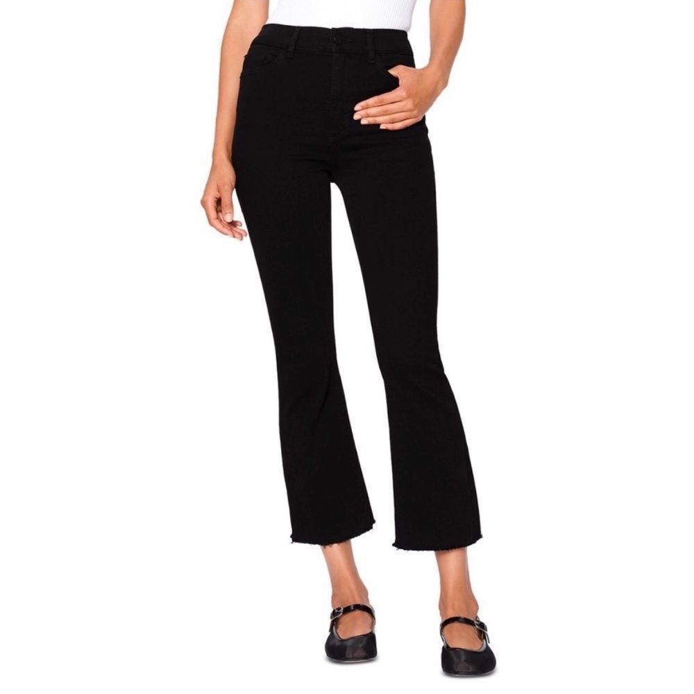 DL1961 | Bridget Boot High Rise Instasculpt Crop Black Jeans Women’s Size 28 (6)